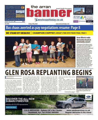 Arran Banner issue Friday, May 02, 2025