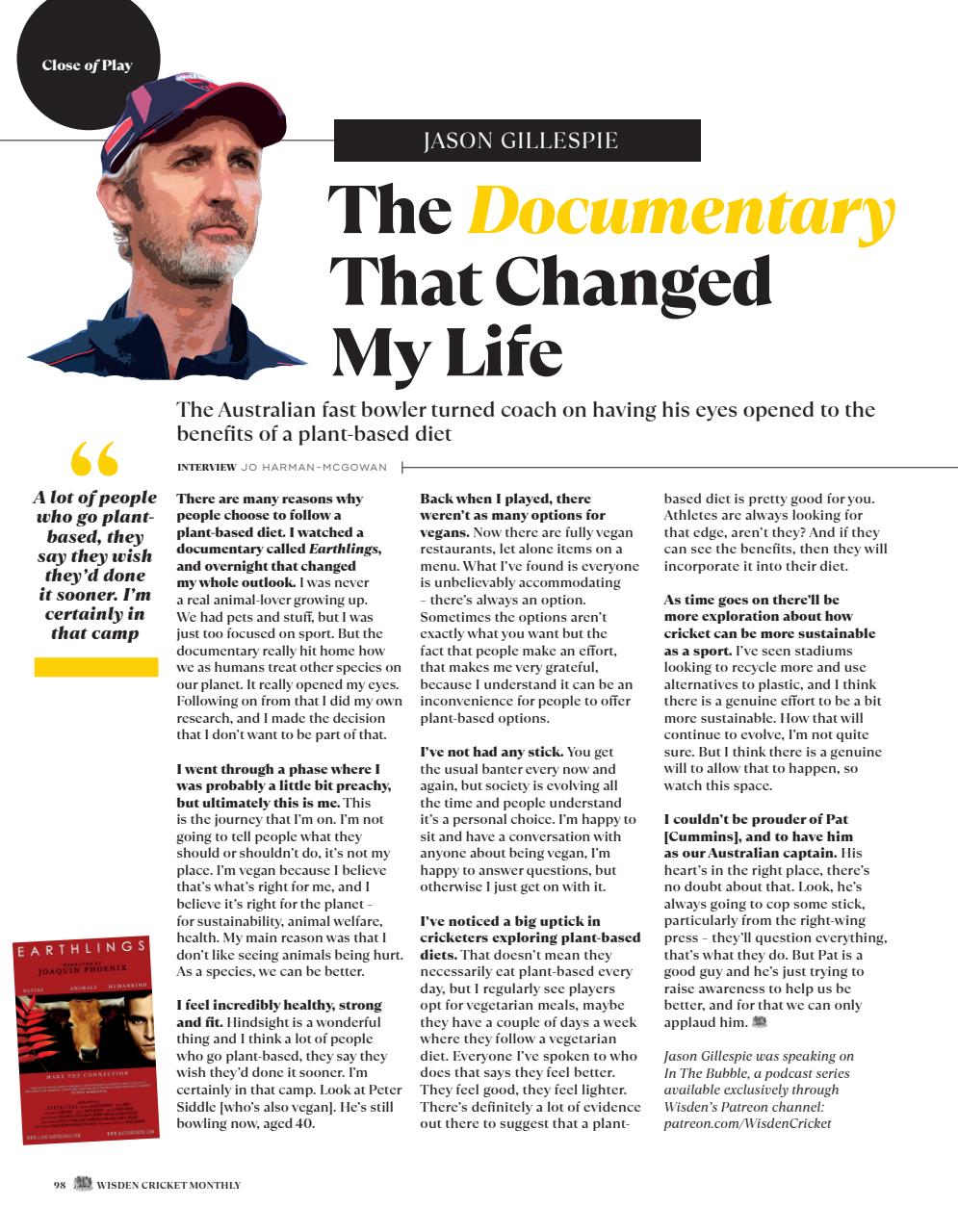 Wisden Cricket Monthly Preview Pages