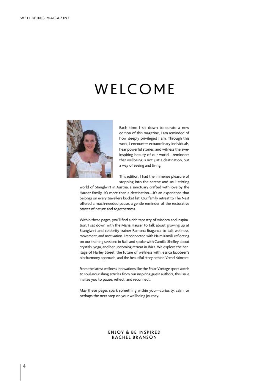 Wellbeing Magazine Preview Pages