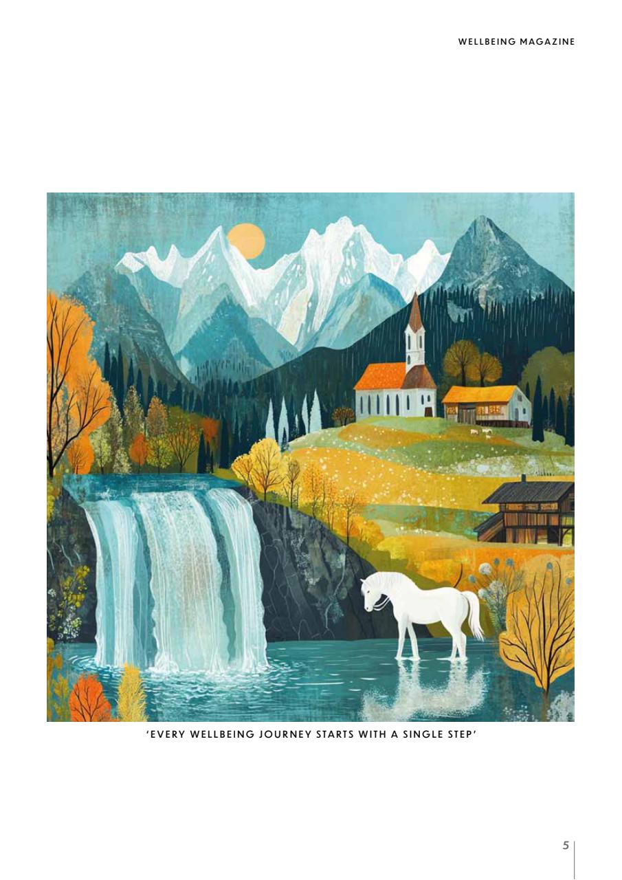Wellbeing Magazine Preview Pages