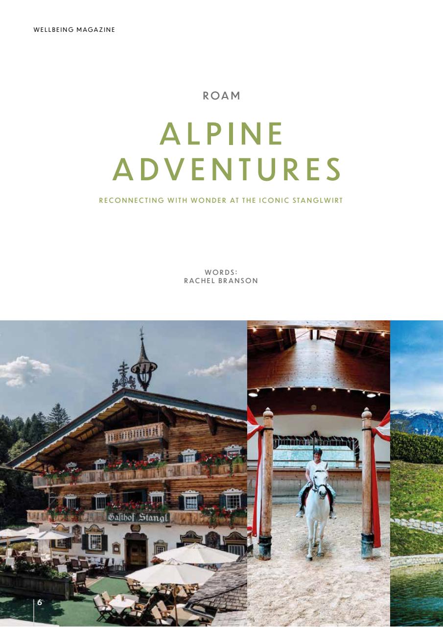 Wellbeing Magazine Preview Pages