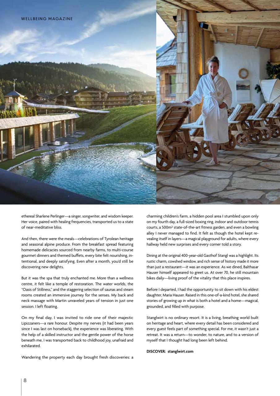 Wellbeing Magazine Preview Pages