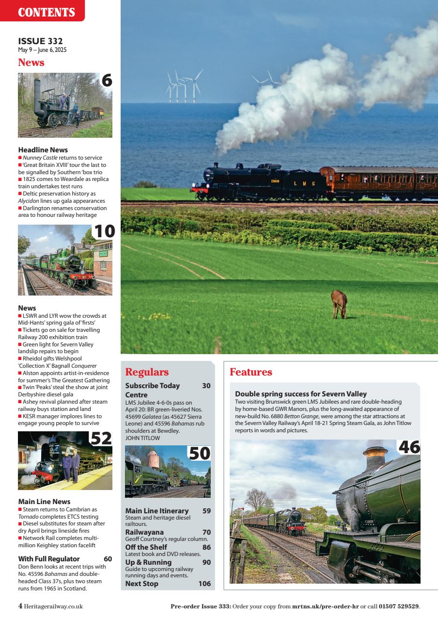 Heritage Railway Preview Pages