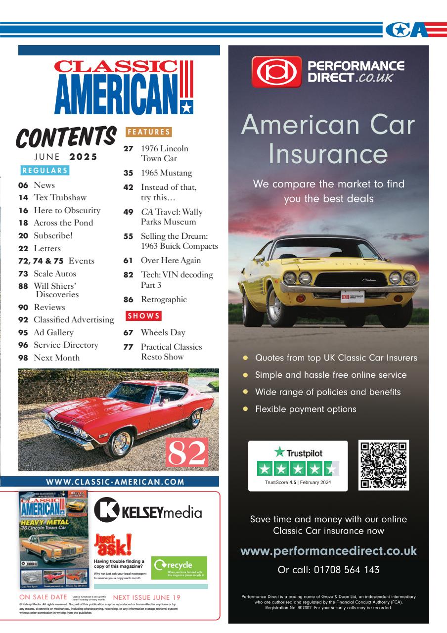 Classic American Magazine Preview Pages