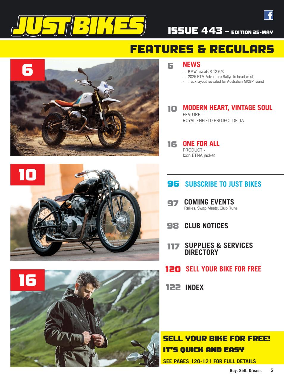 JUST BIKES Preview Pages