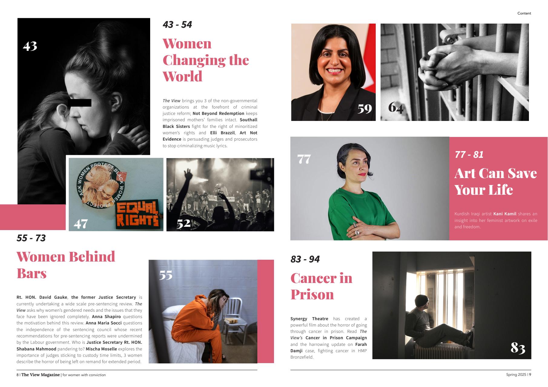 The View Magazine Preview Pages