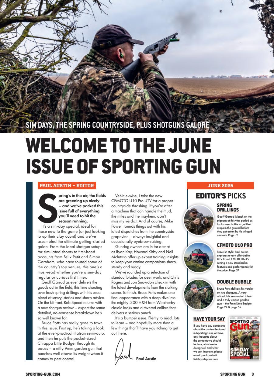 Sporting Gun Preview Pages
