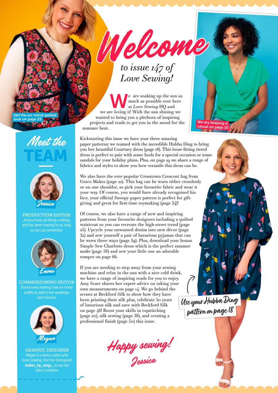 Love Sewing Preview Pages