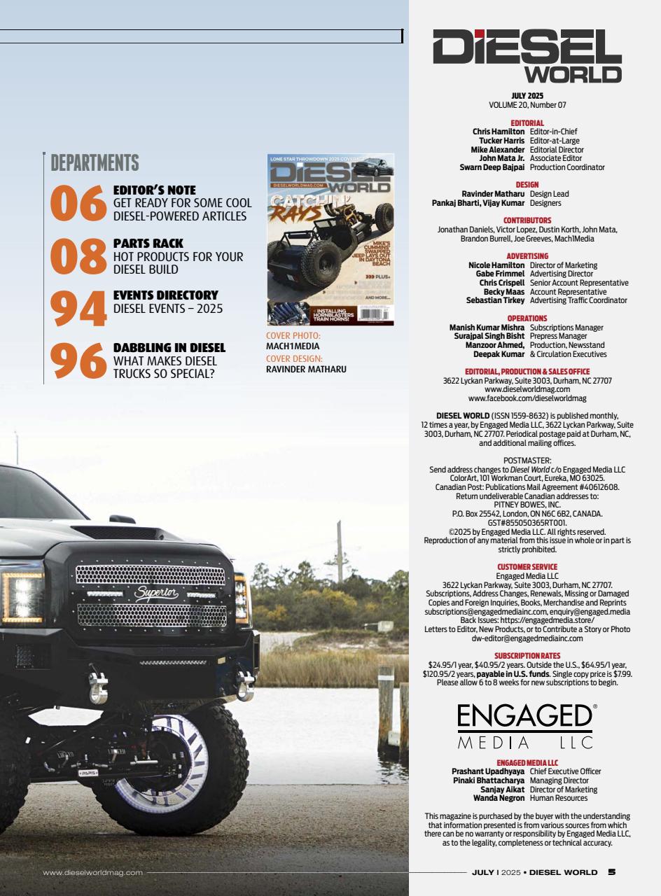 Diesel World Preview Pages