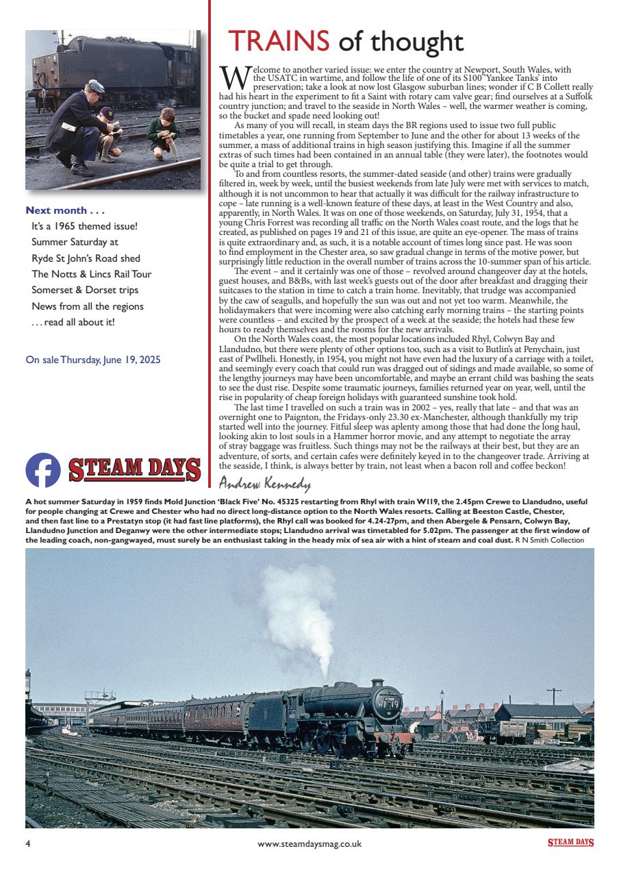 Steam Days Preview Pages