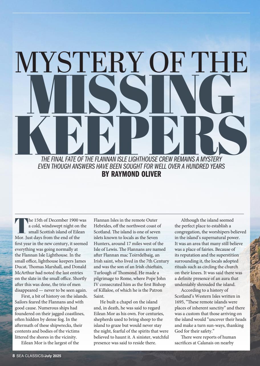 Sea Classics - Where History Sets Sail Preview Pages