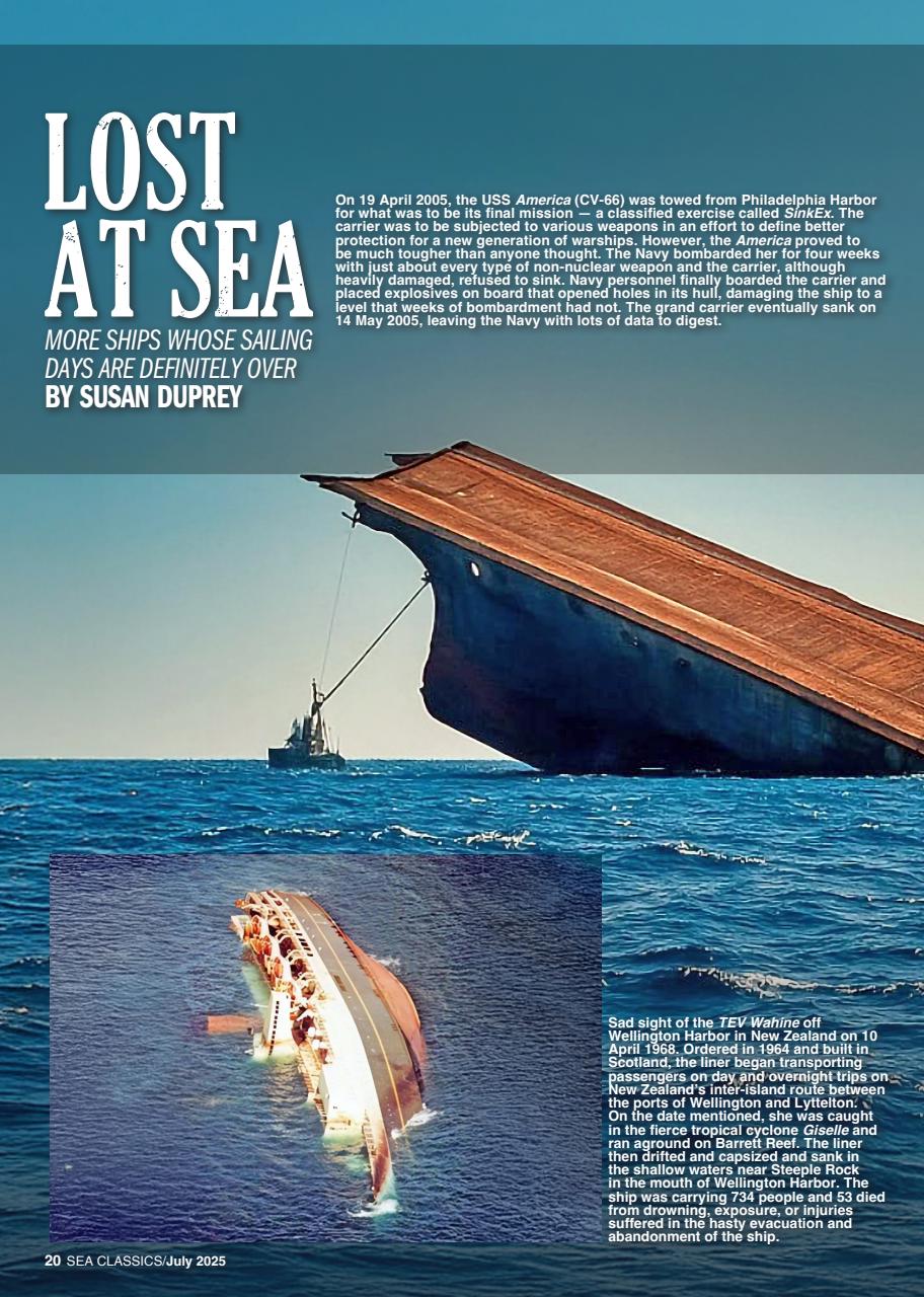 Sea Classics - Where History Sets Sail Preview Pages