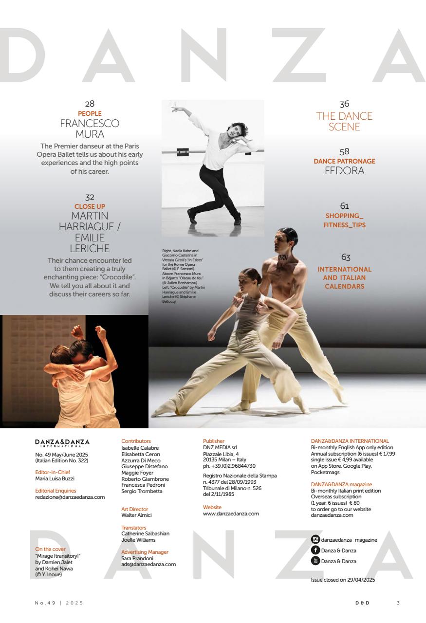 DANZA&DANZA International Preview Pages