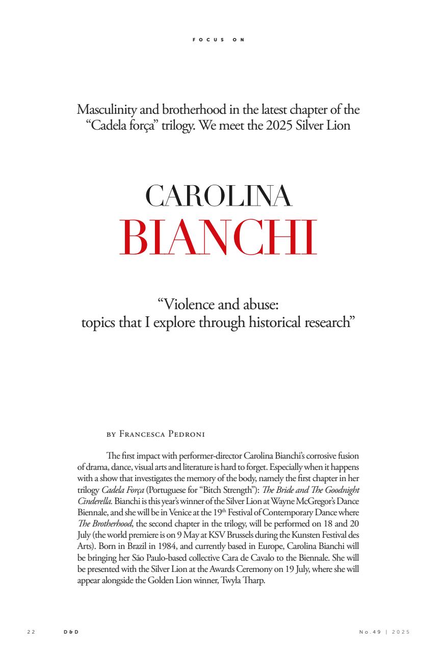 DANZA&DANZA International Preview Pages