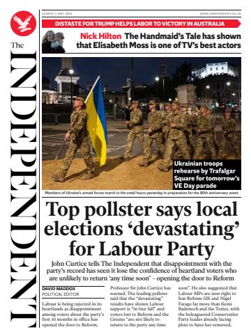 The Independent Daily Edition Newspaper issue Sunday, 04 May 2025