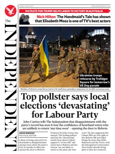 The Independent Daily Edition Newspaper issue 