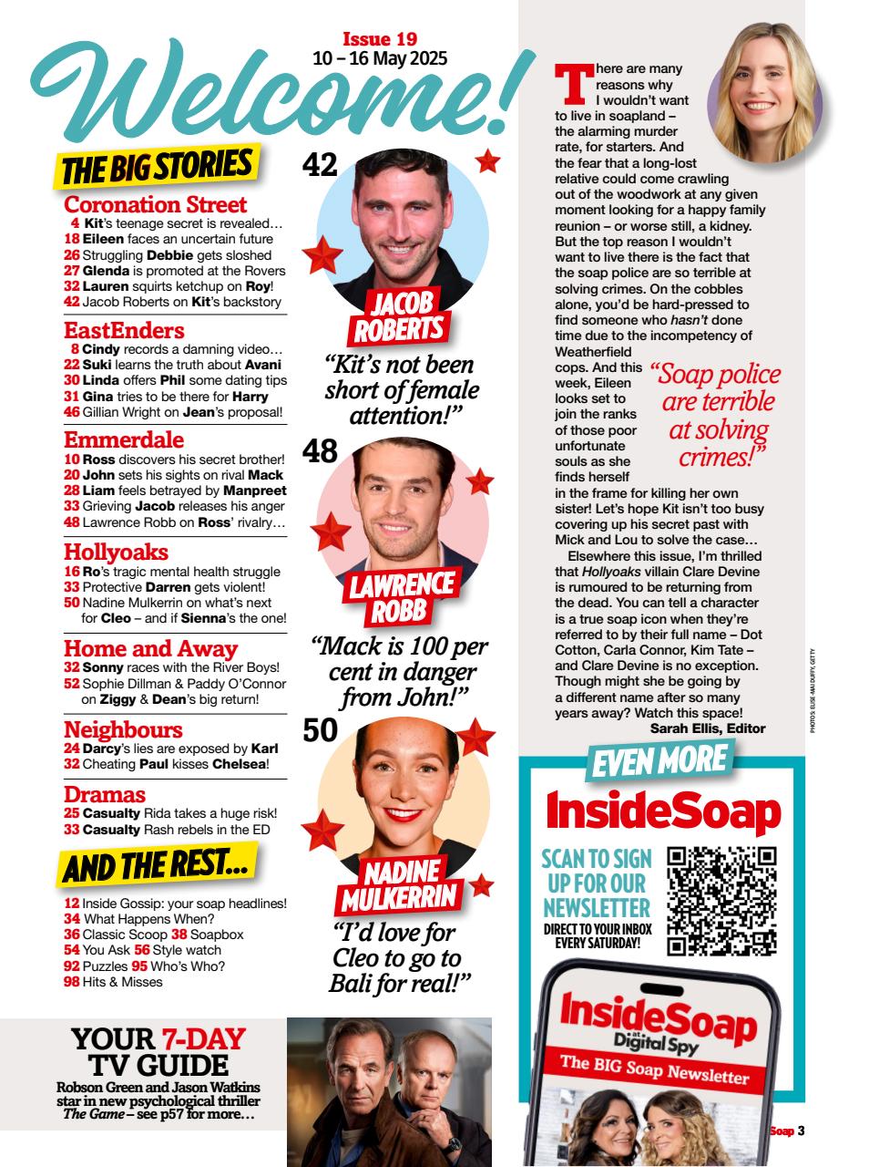 Inside Soap Preview Pages