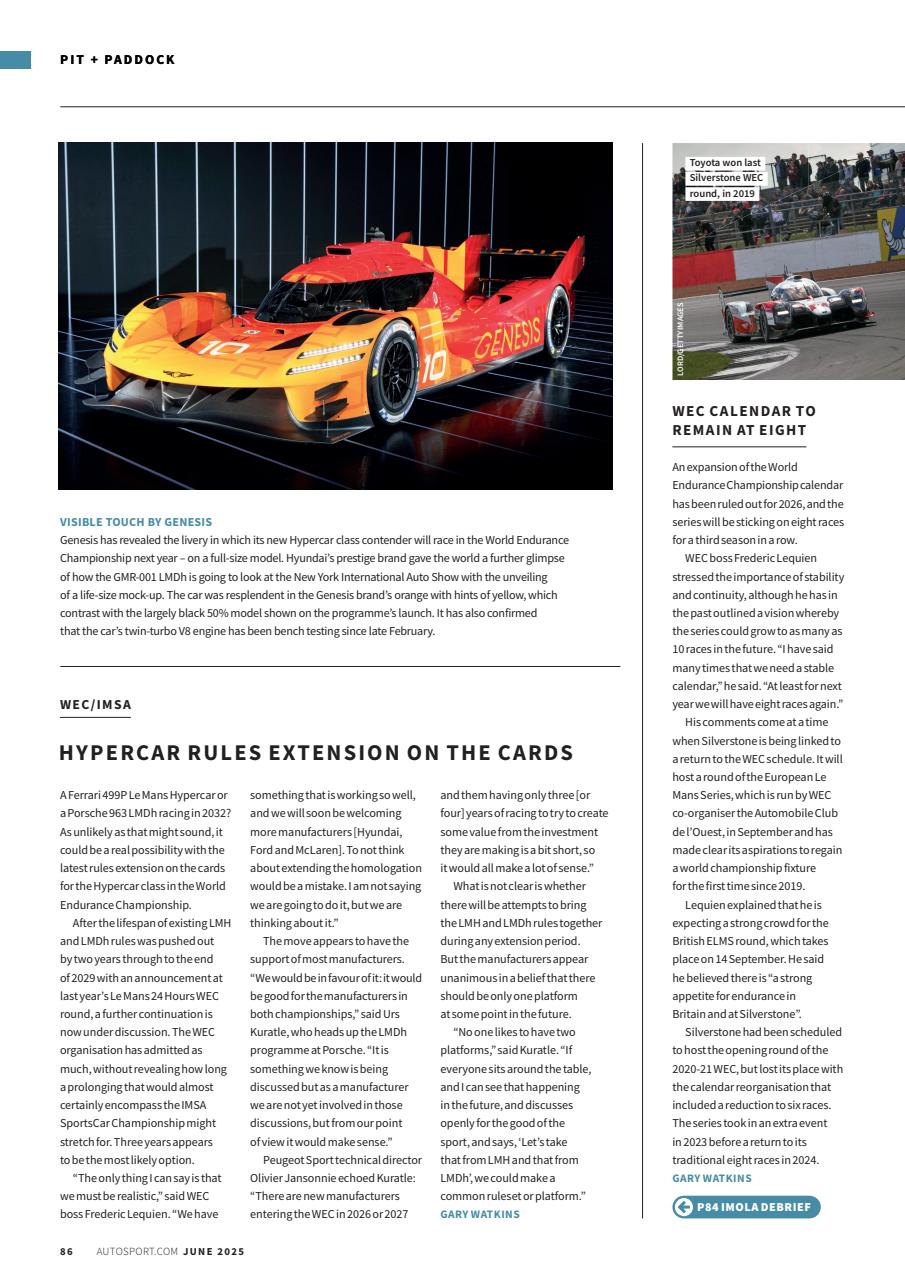 Autosport Preview Pages