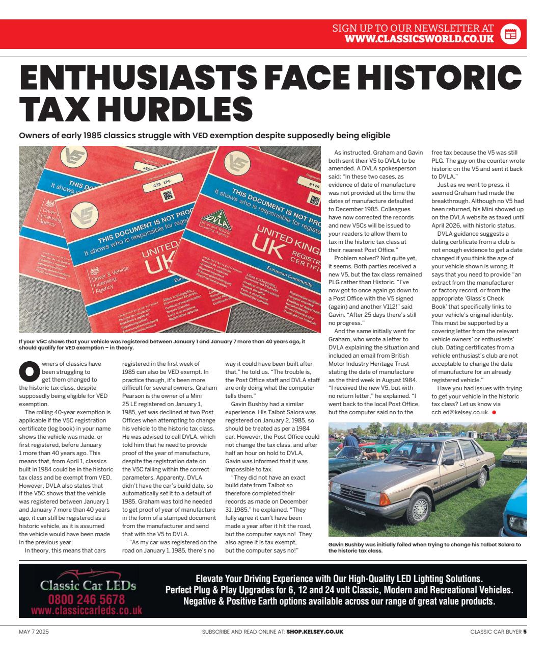 Classic Car Buyer Preview Pages