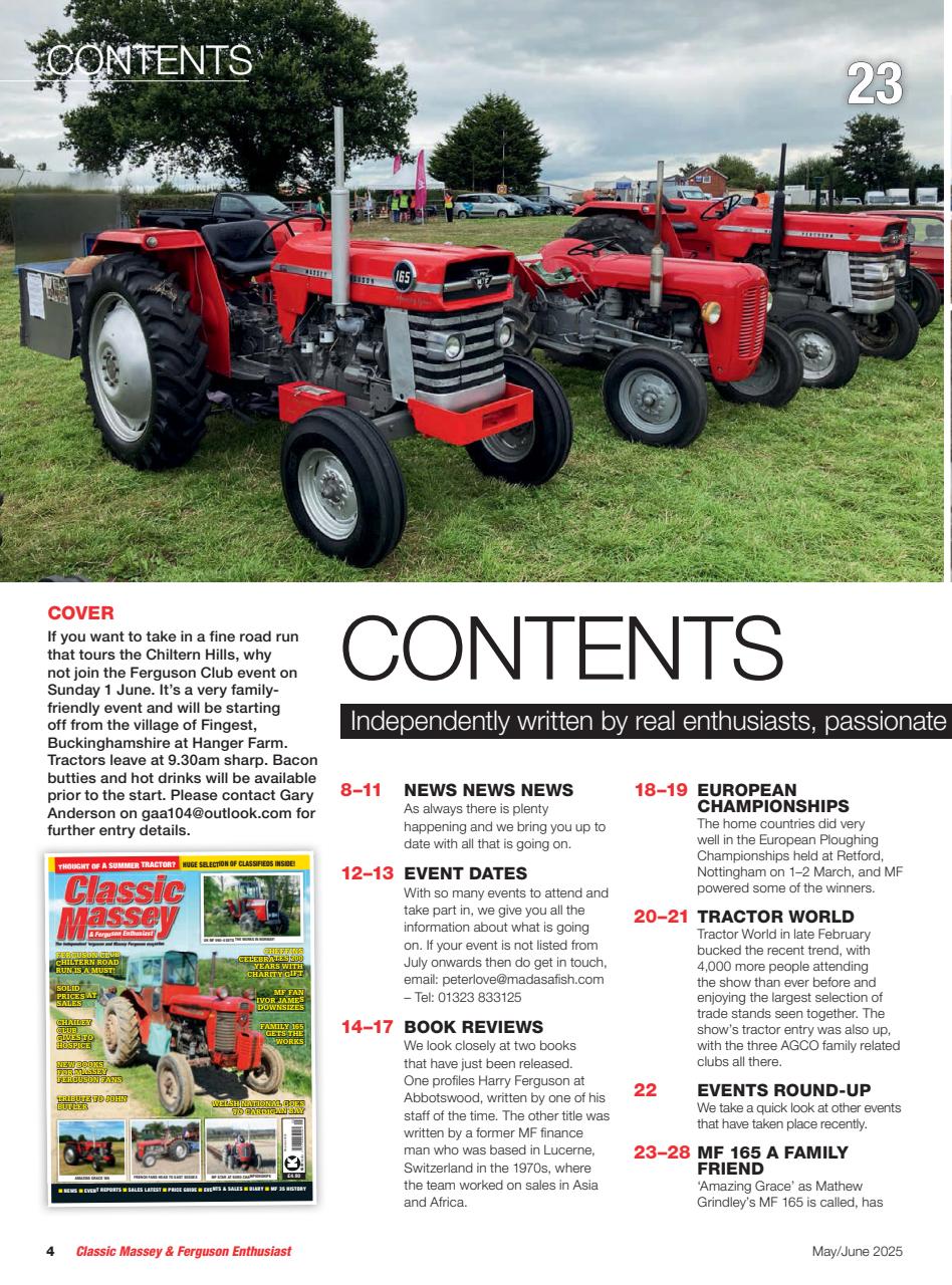 Classic Massey Preview Pages
