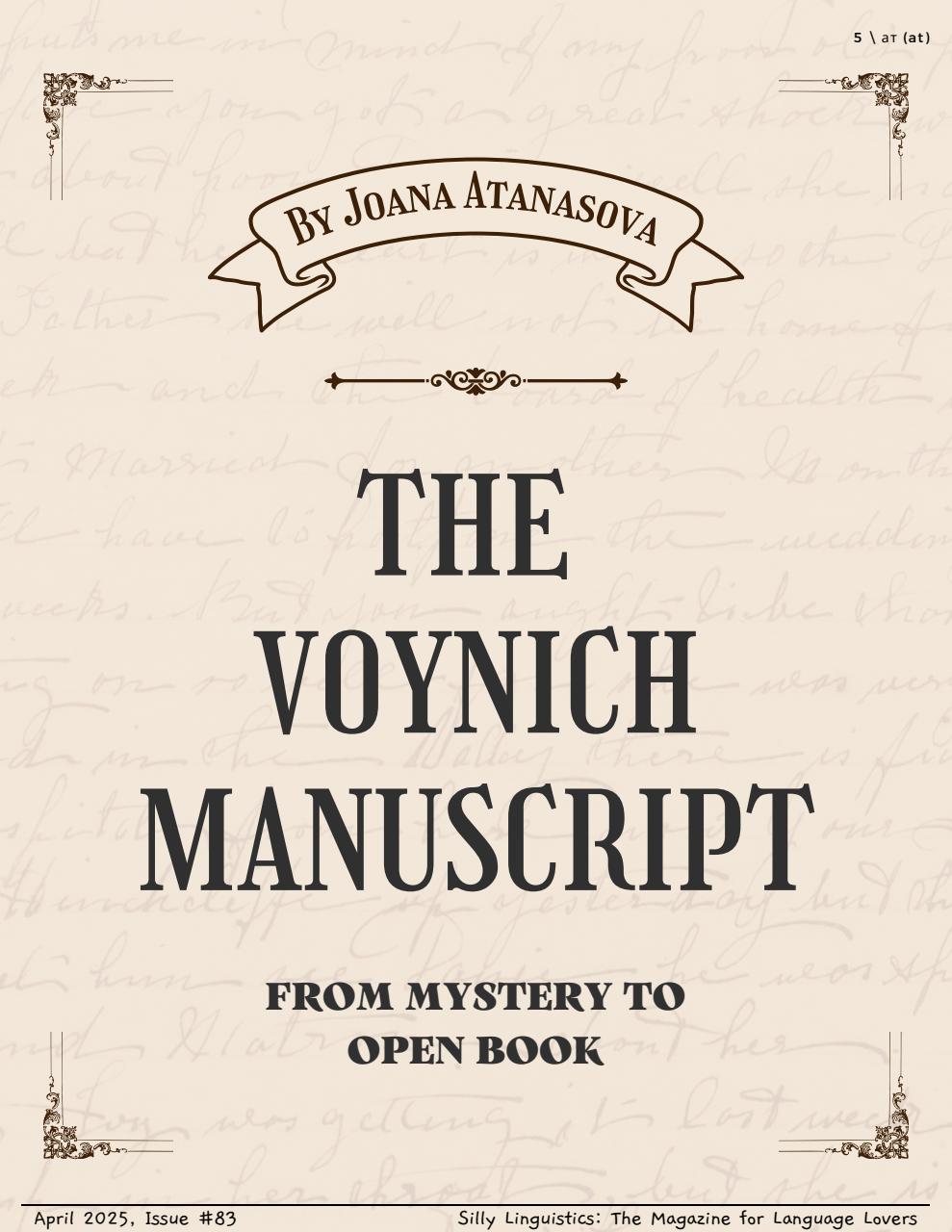 Silly Linguistics Preview Pages