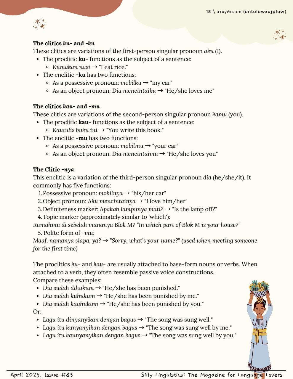 Silly Linguistics Preview Pages