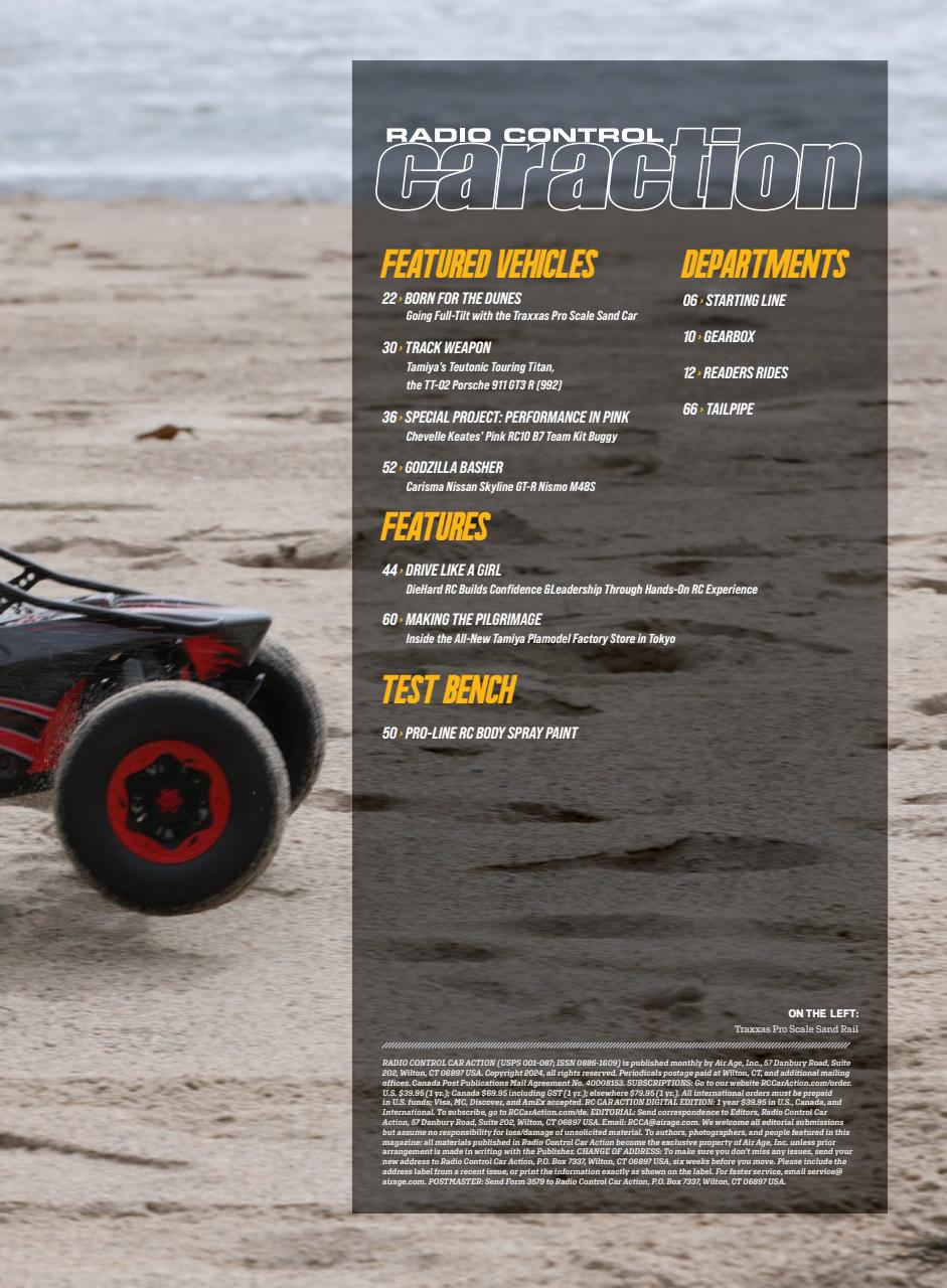 RC Car Action Preview Pages