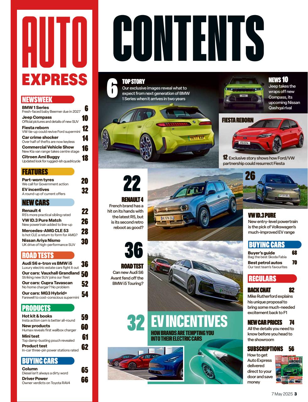 Auto Express Preview Pages