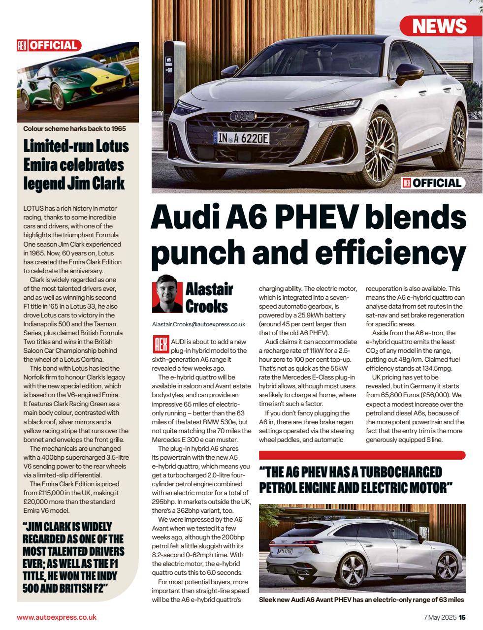 Auto Express Preview Pages