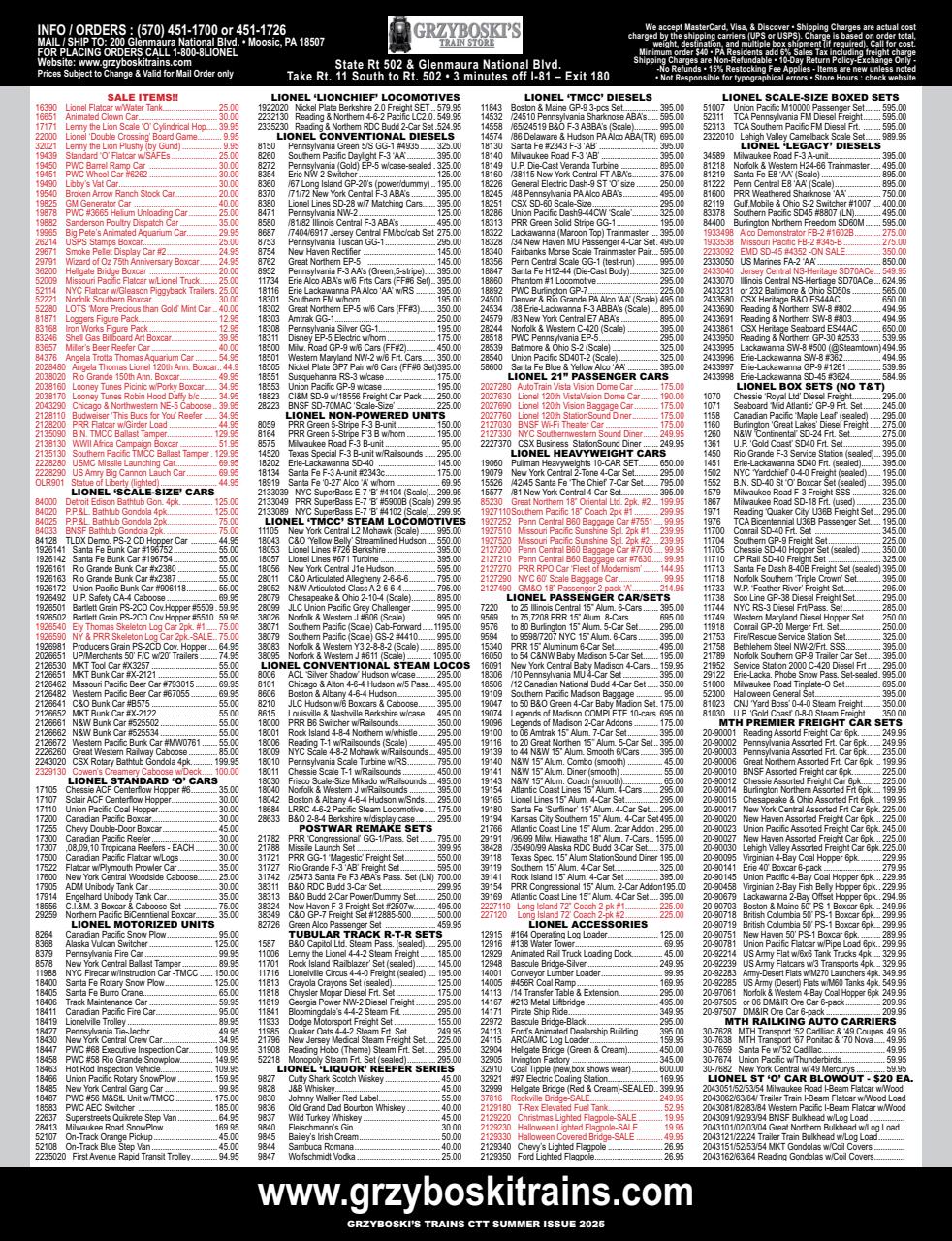 Classic Toy Trains Preview Pages
