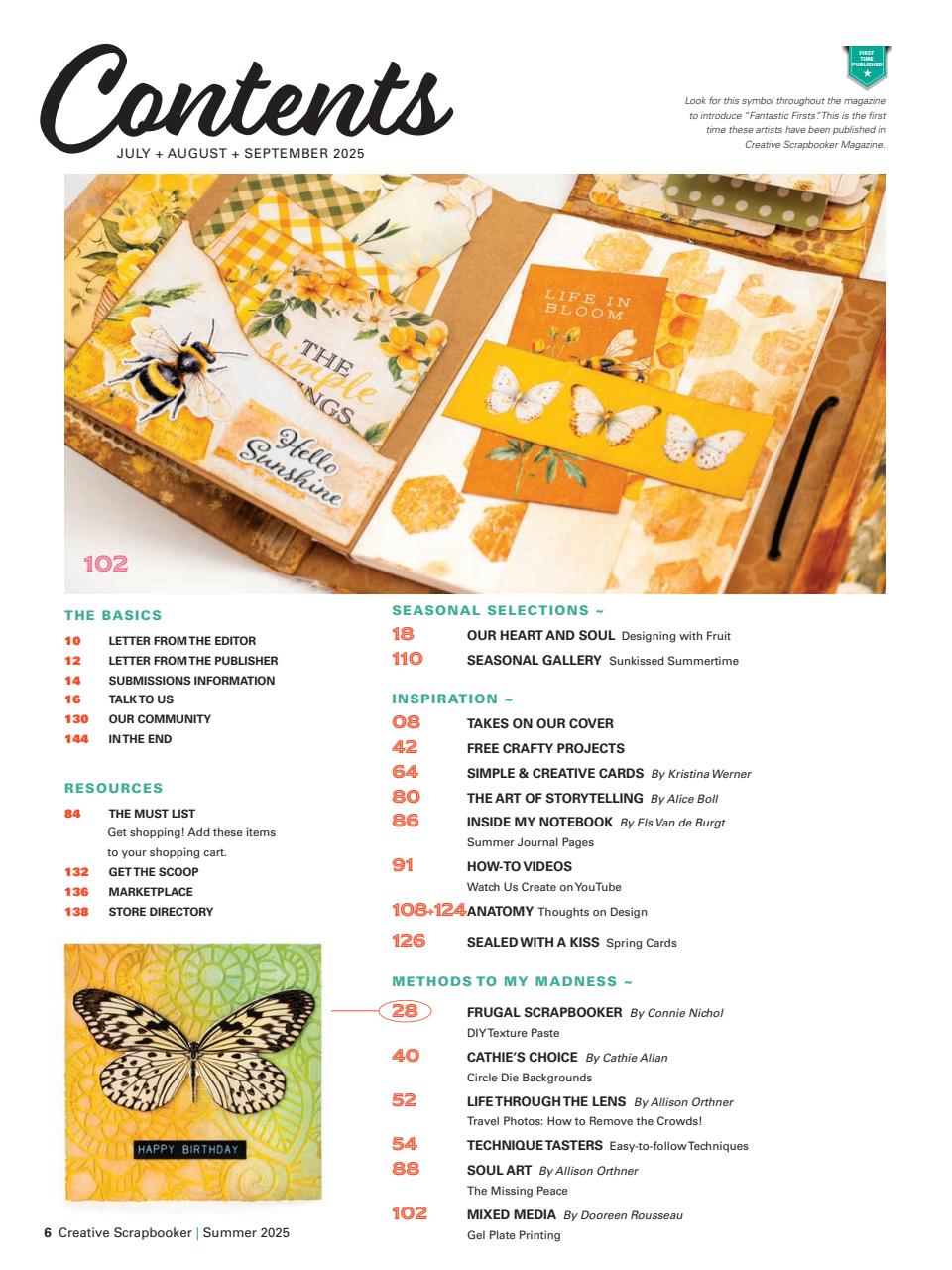 Creative Scrapbooker Preview Pages