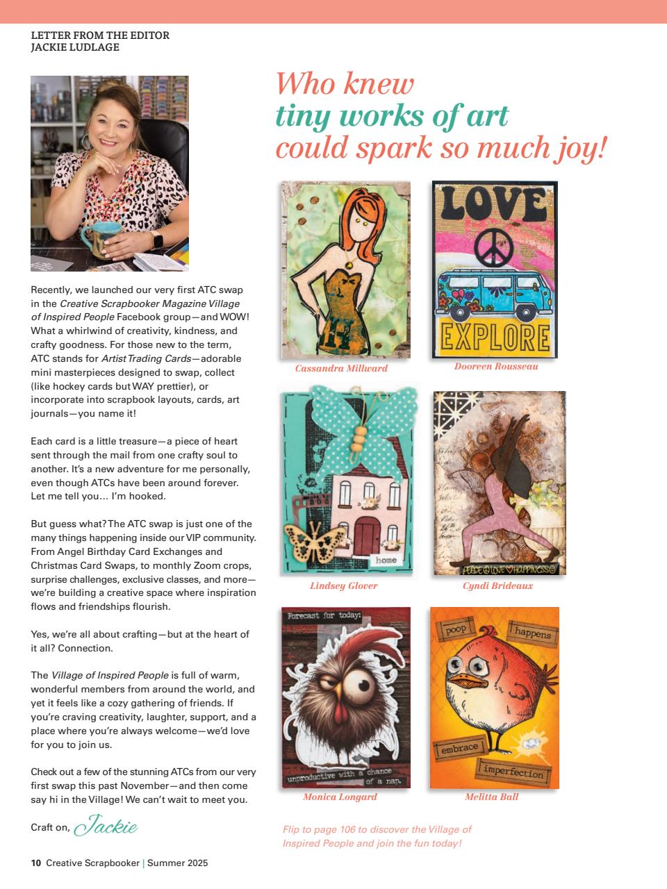 Creative Scrapbooker Preview Pages