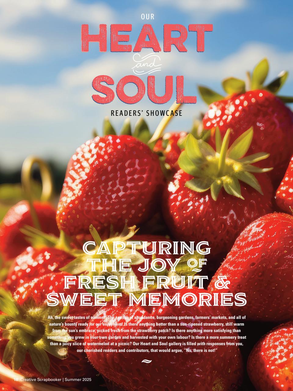 Creative Scrapbooker Preview Pages