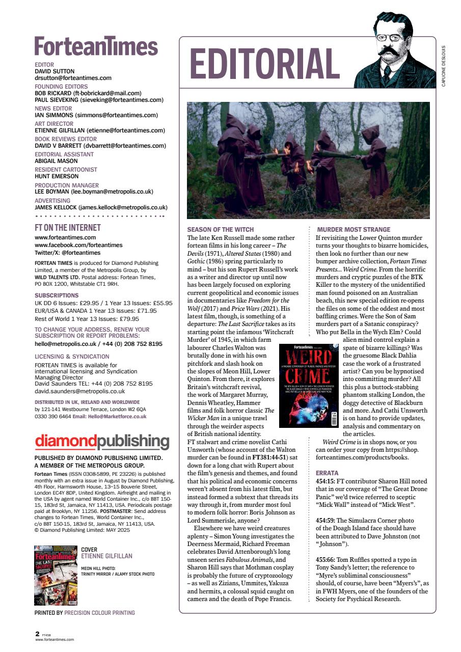 Fortean Times Preview Pages