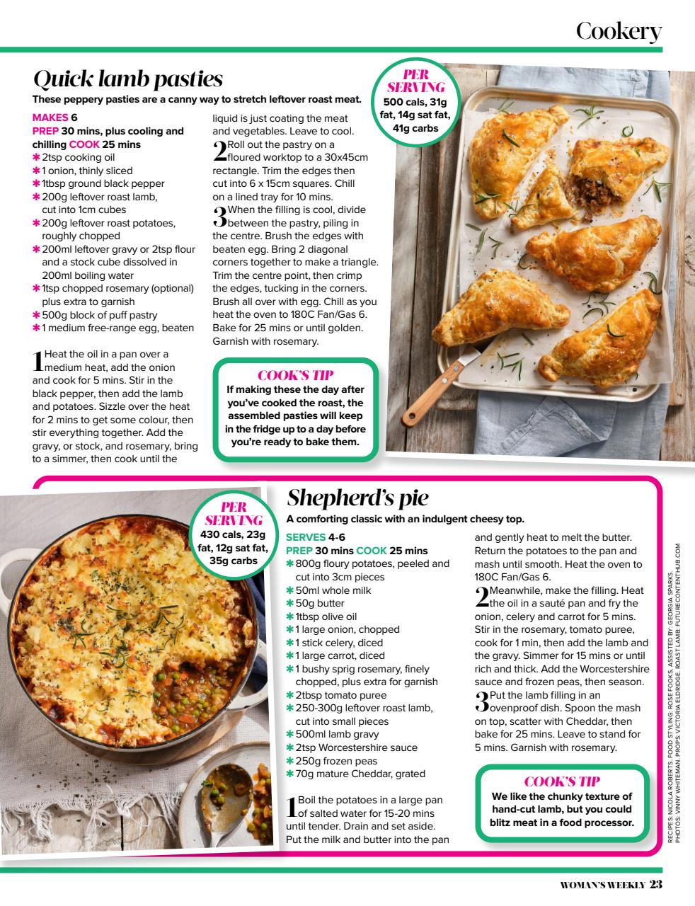 Woman's Weekly Preview Pages