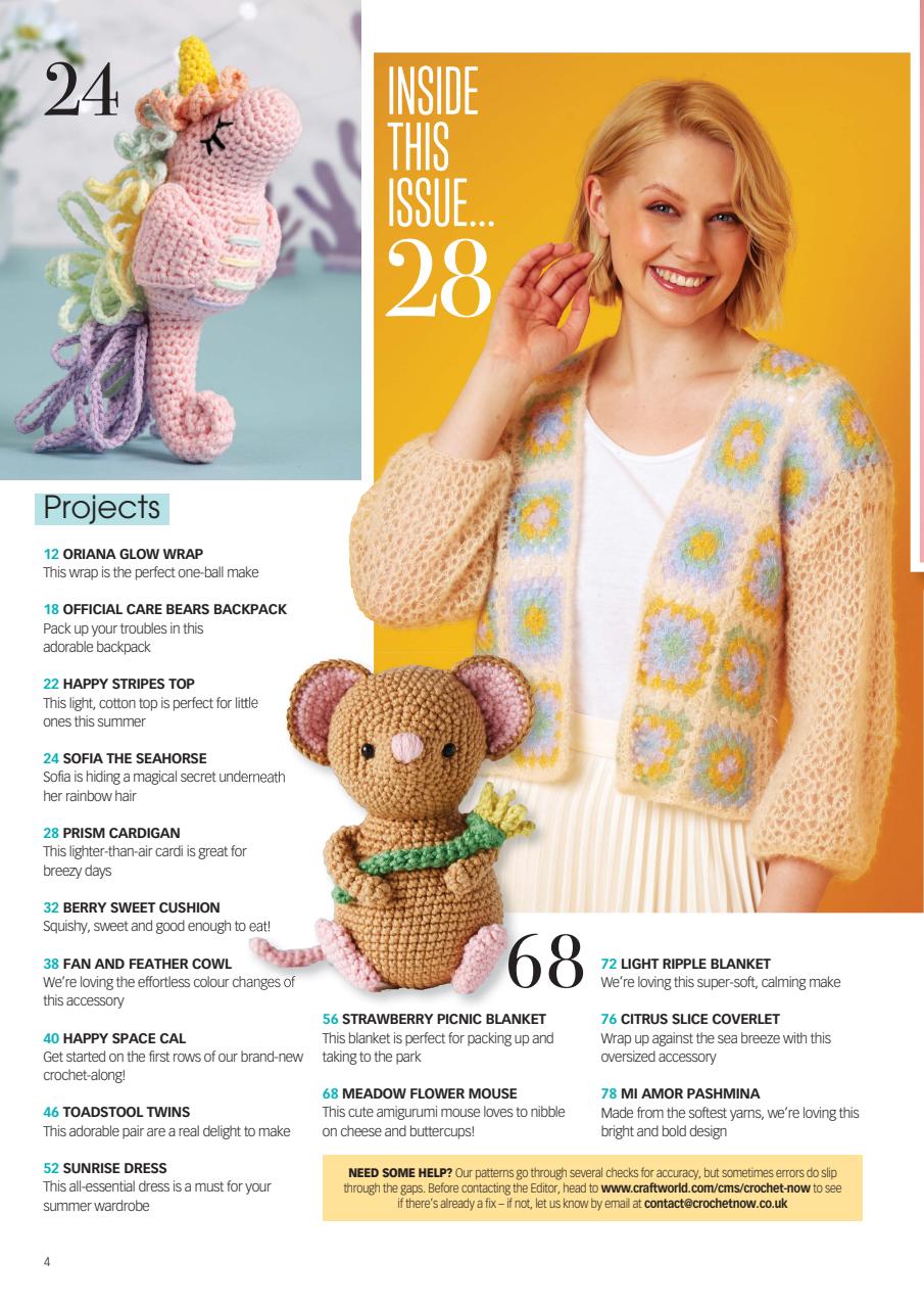 Crochet Now Magazine Preview Pages
