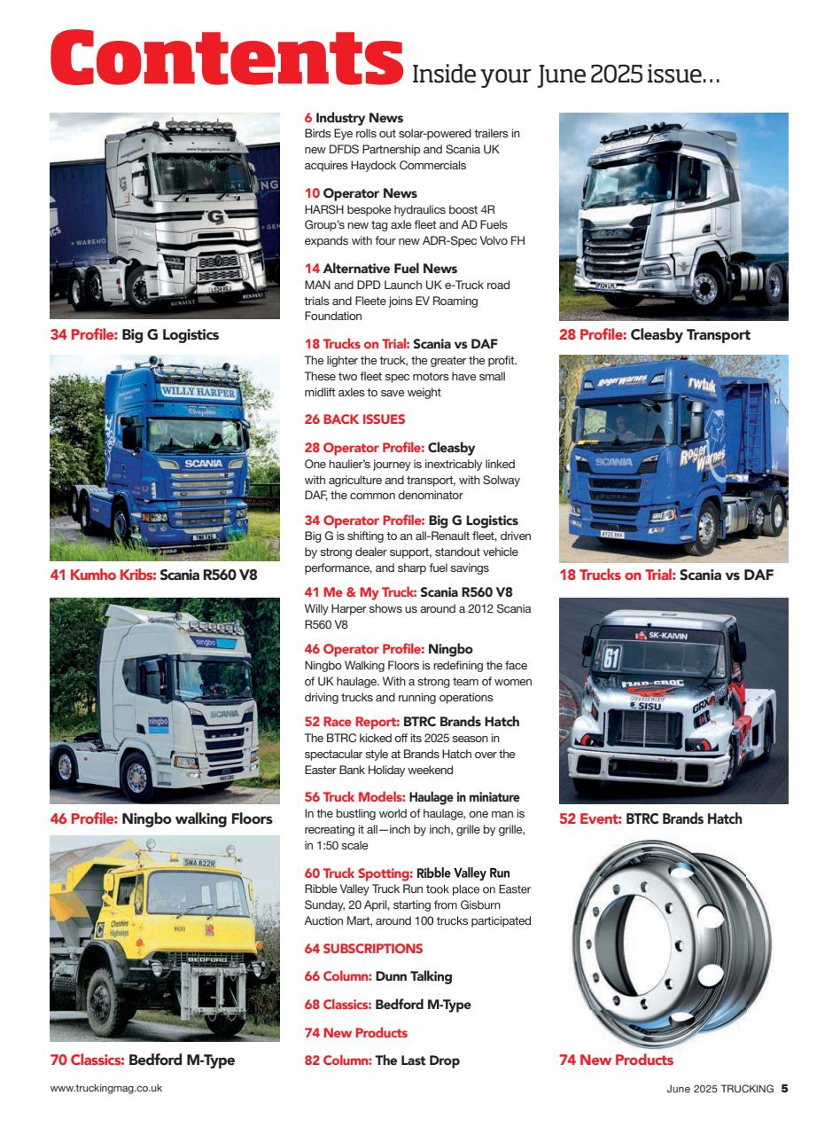 Trucking Magazine Preview Pages