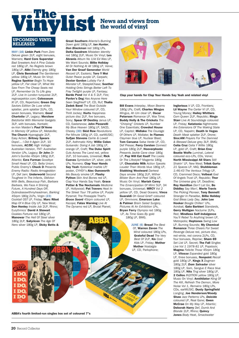 Record Collector Preview Pages