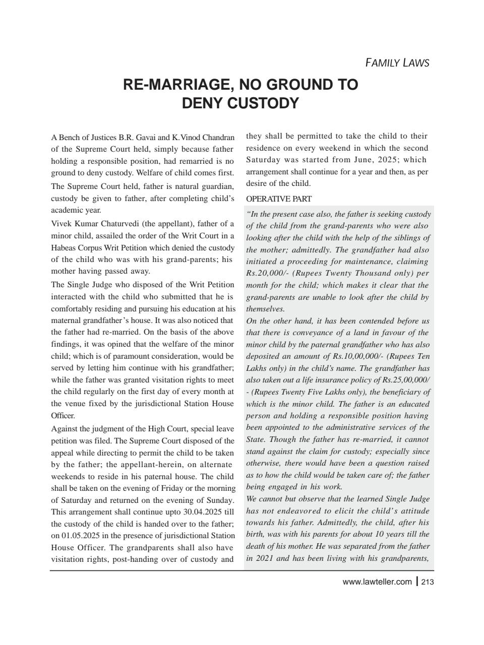 Lawteller – A Legal Awareness Magazine Preview Pages