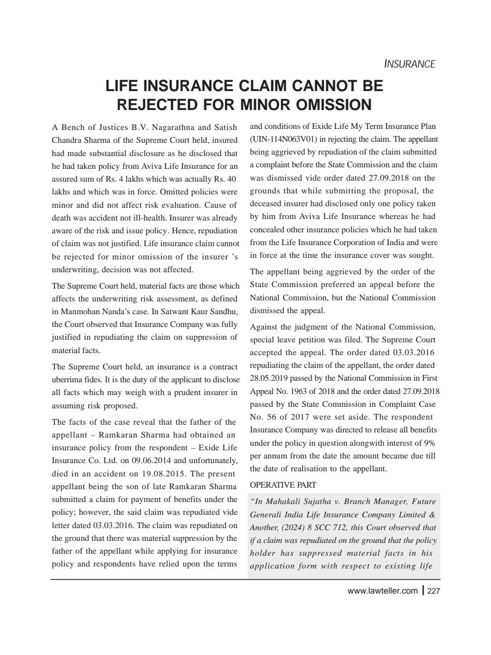 Lawteller – A Legal Awareness Magazine Preview Pages