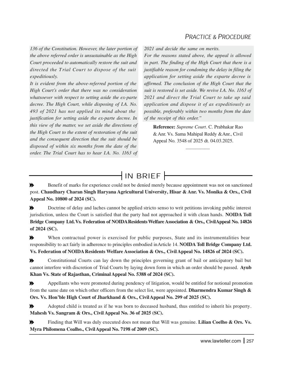 Lawteller – A Legal Awareness Magazine Preview Pages