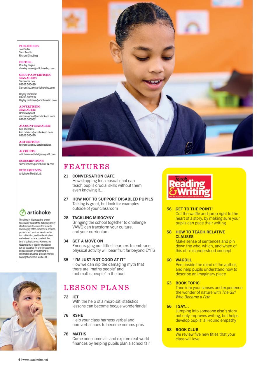 Teach Primary Preview Pages