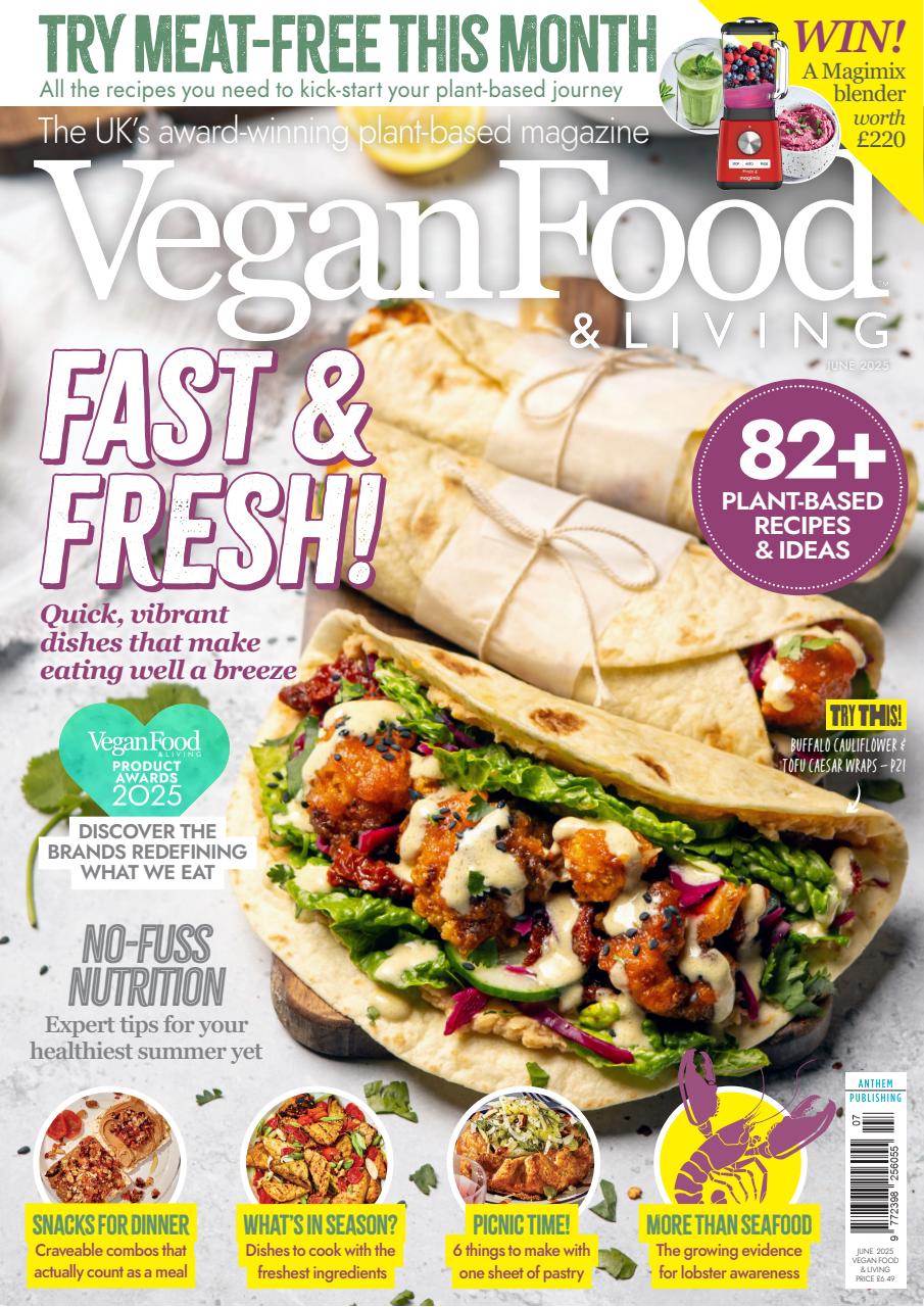 Vegan Food & Living Magazine Preview Pages