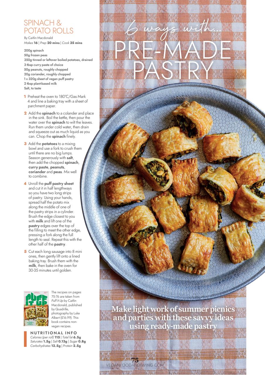 Vegan Food & Living Magazine Preview Pages