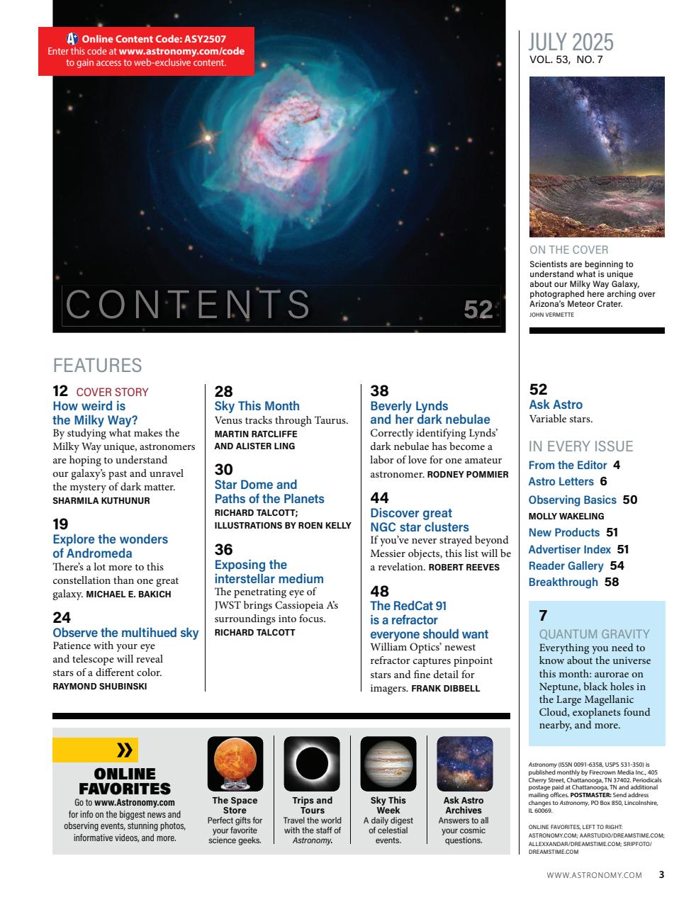 Astronomy Preview Pages
