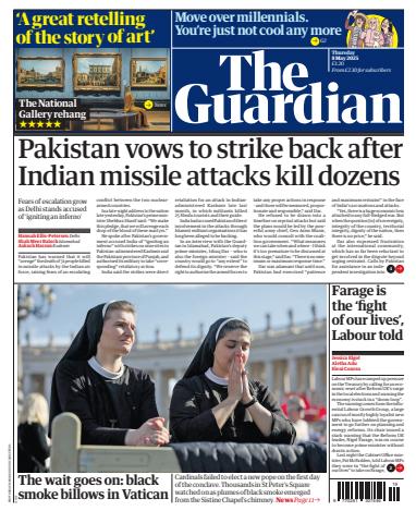 The Guardian Newspaper issue Thursday, 08 May 2025