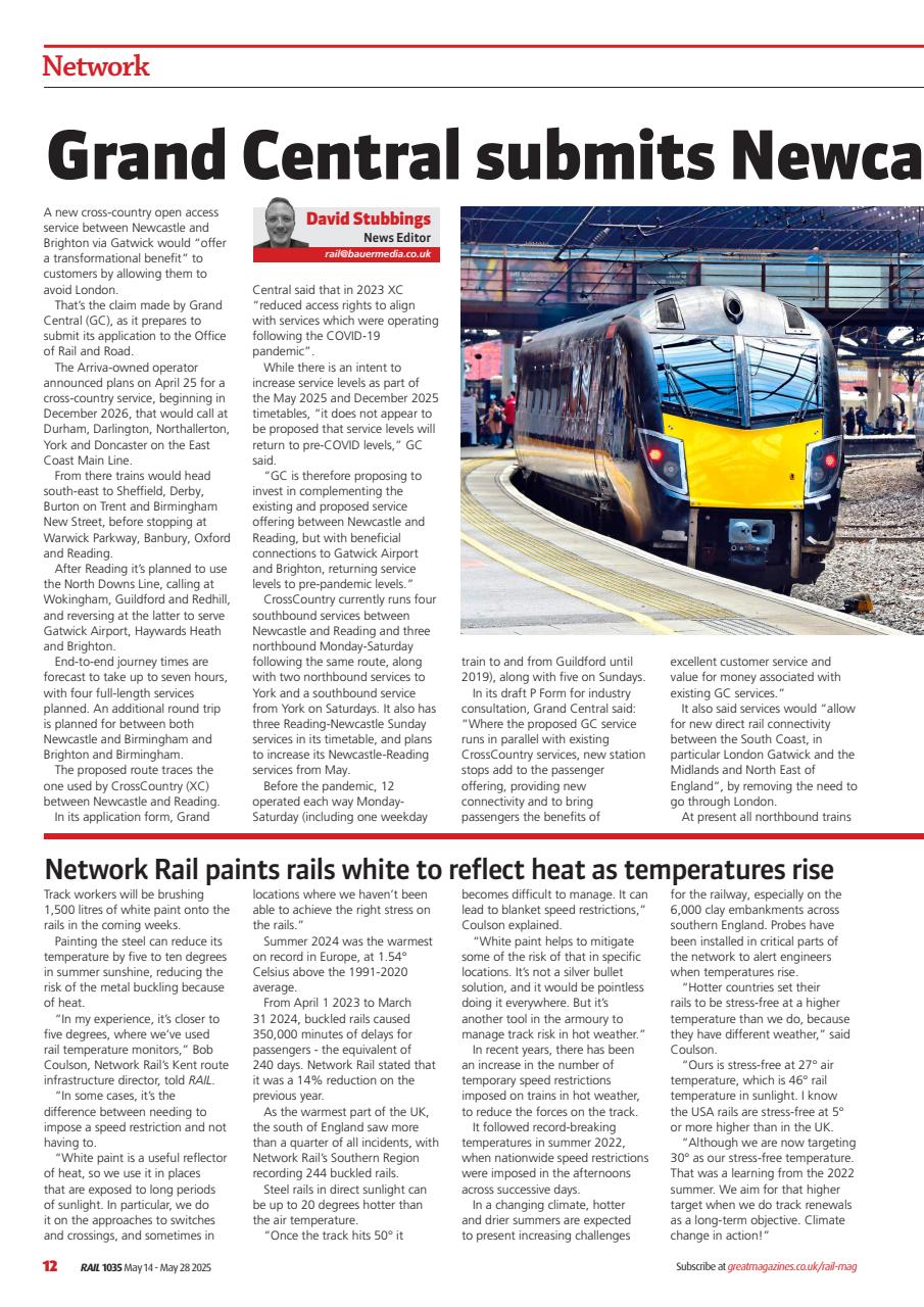 Rail Preview Pages