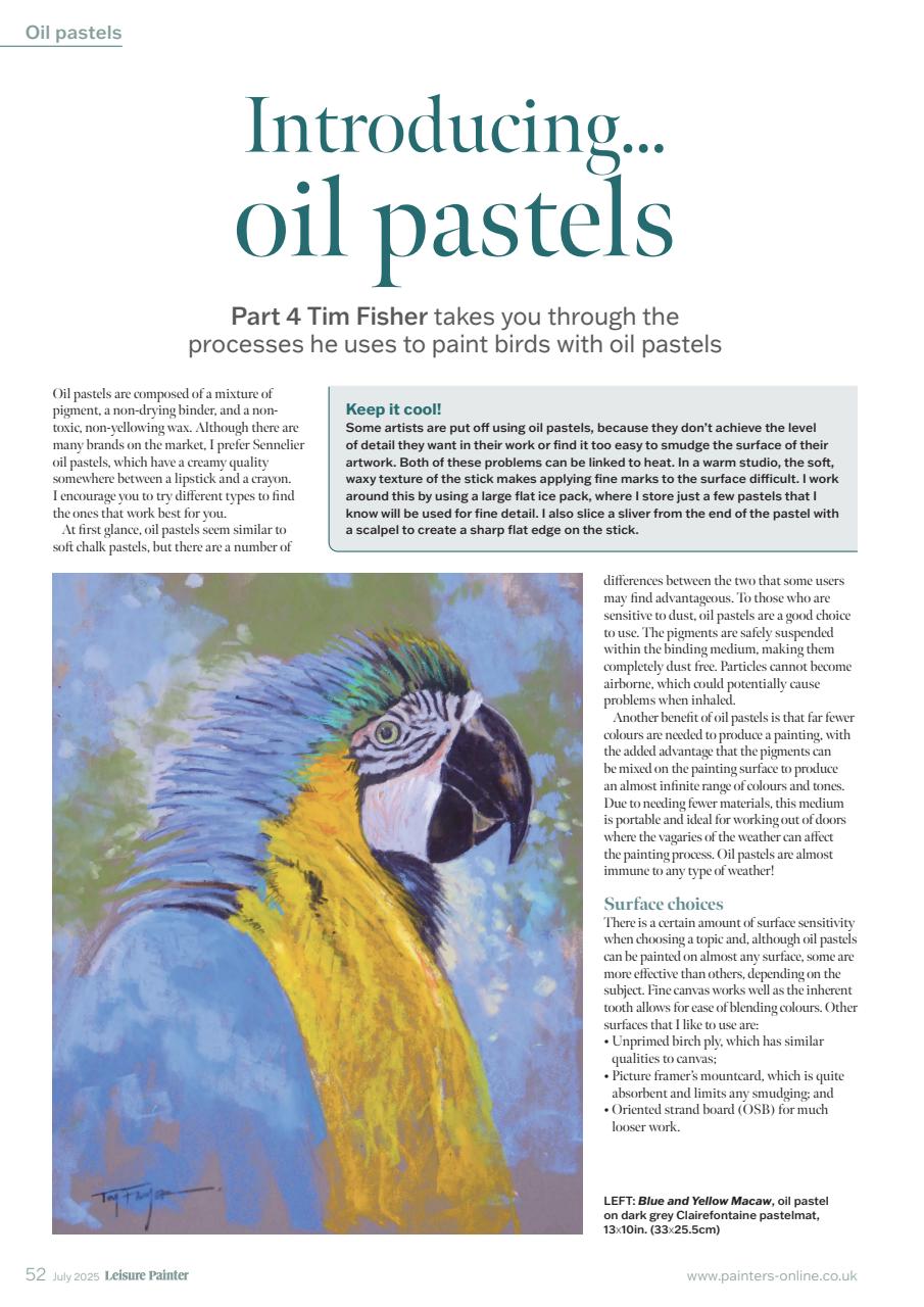 Leisure Painter & The Artist Preview Pages