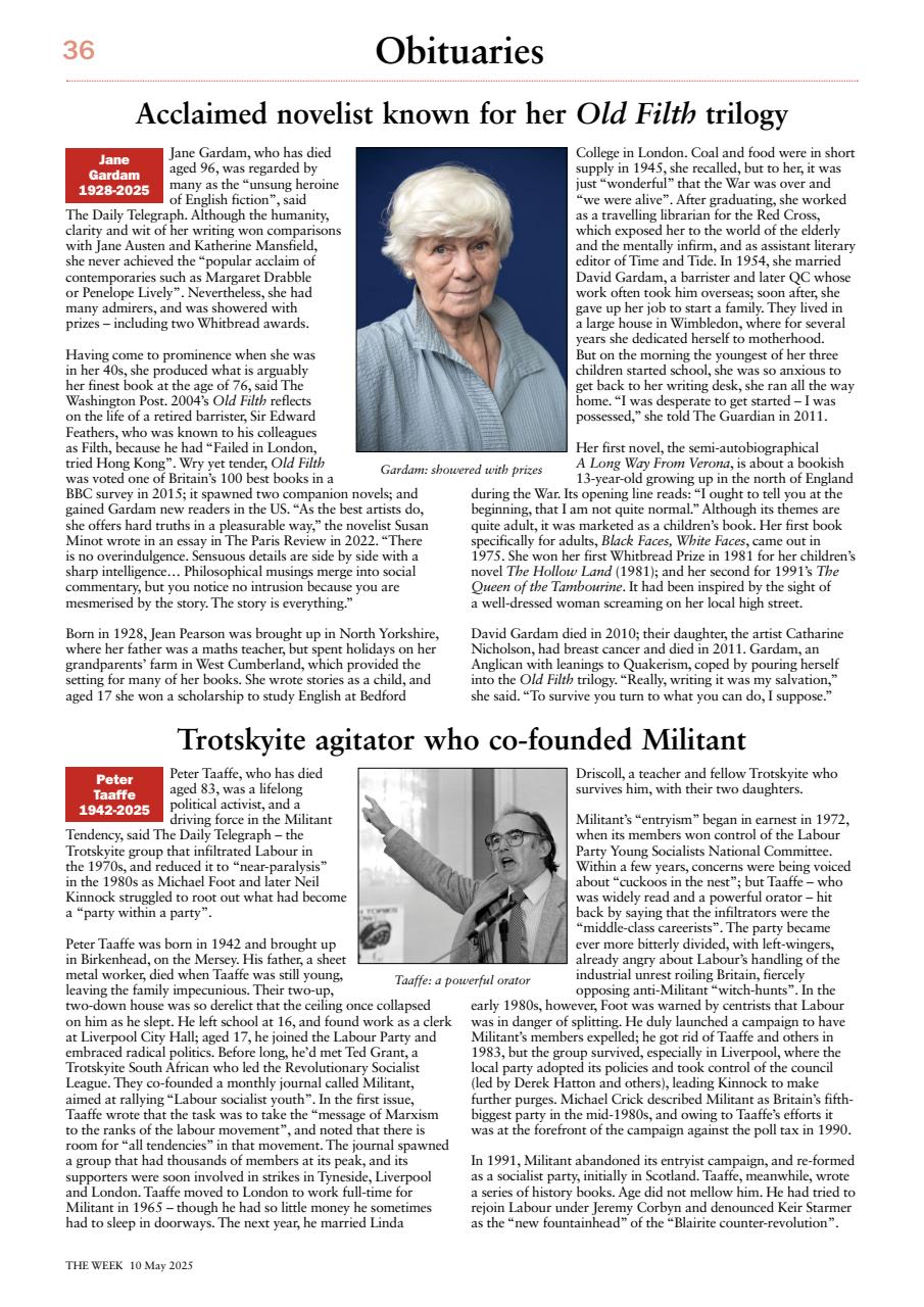 The Week Preview Pages