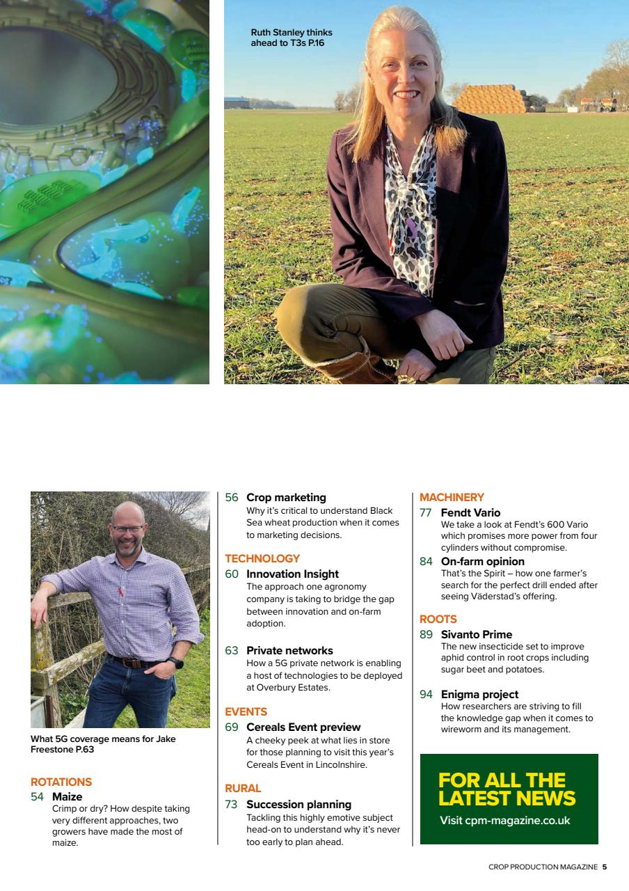 Crop Production Magazine Preview Pages